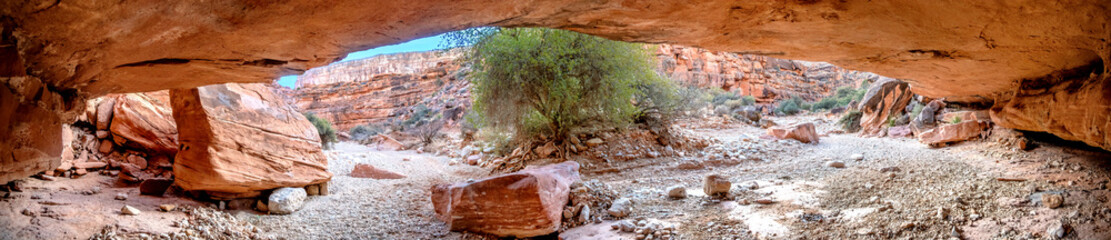 Scenery on the Havasu Falls Trail, Havasupai Indian Reservation, Grand Canyon, Arizona	
