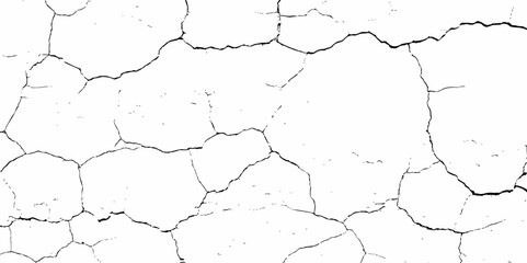 Dust or old grunge concrete building damaged grunge wall black and white texture effect white background.