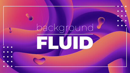 Gradient Background with 3D Fluid Shapes – Modern Abstract Liquid Forms for Trendy Web, App, and Graphic Design Projects