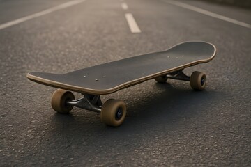 skateboard on the street