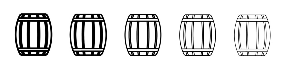 barrel icon simple vector outline logo