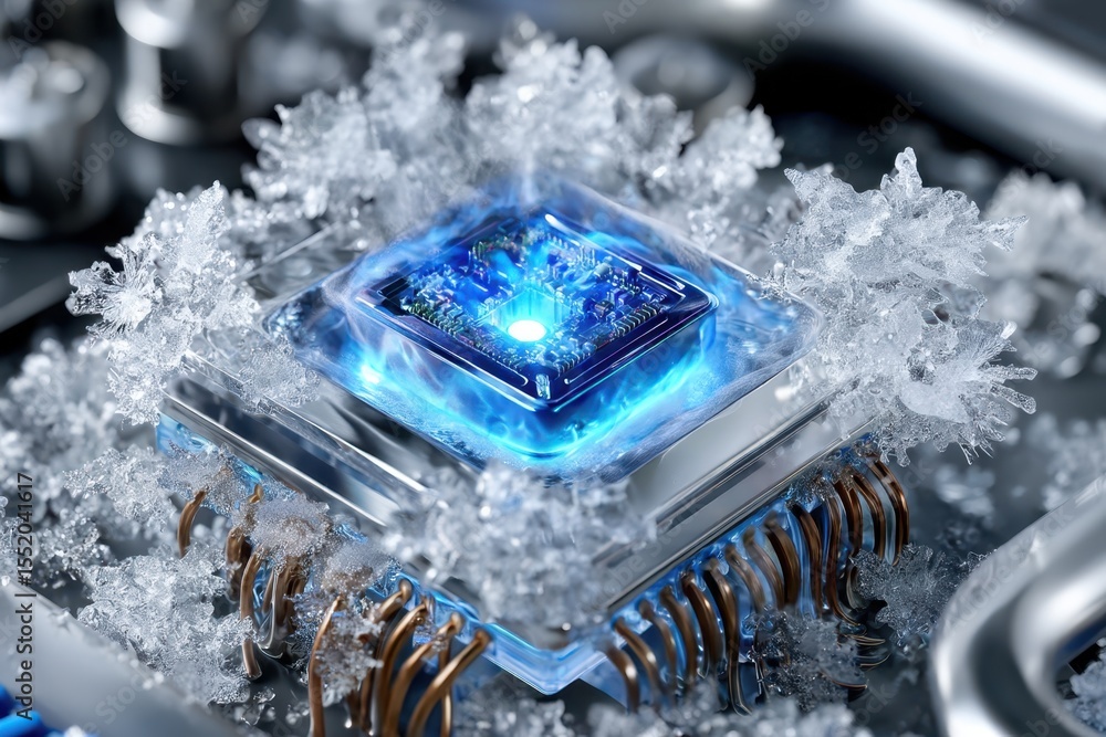 Poster advanced cooling technology enhances microchip performance in a laboratory setting