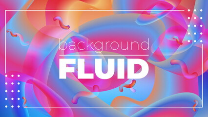Gradient Background with 3D Fluid Shapes – Modern Abstract Liquid Forms for Trendy Web, App, and Graphic Design Projects