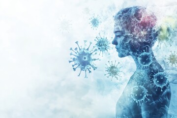 Exploring the impact of viruses on human health and consciousness in a digital art representation