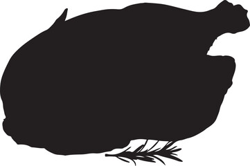 Chicken meat set. Collection icon chicken meat. Vector