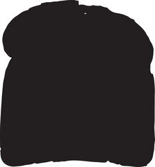 Bread bakery baking silhouette icon vector set