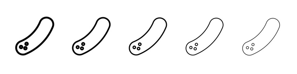 cucumber icon simple vector outline logo