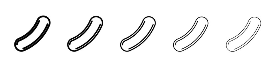 cucumber icon simple vector outline logo