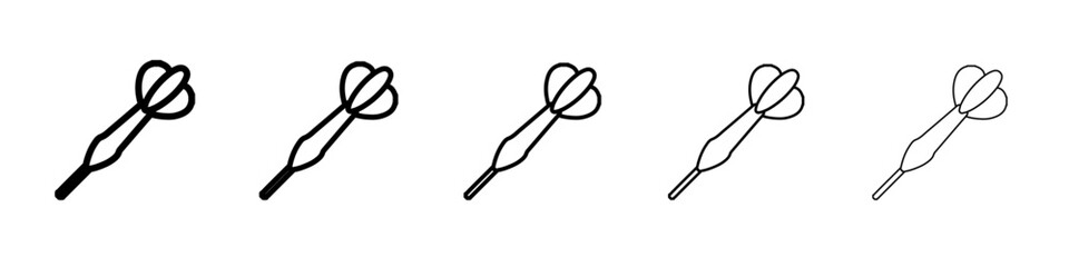 dart icon simple vector outline logo