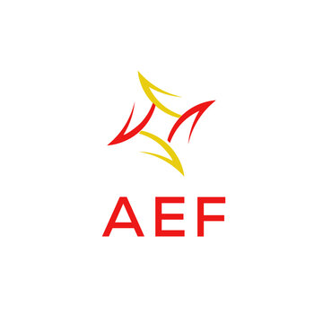 Modern AEF Letter Logo Vector Template 