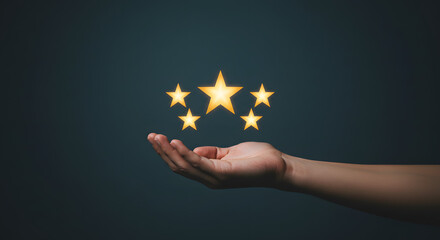 Five Star Rating in Hand