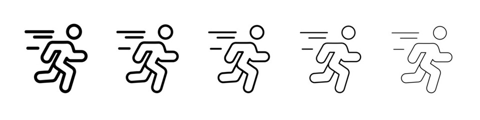 marathon icon simple vector outline logo