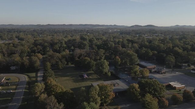 Expansive park view showcasing natural beauty