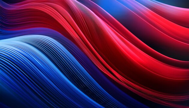 abstract red and blue gradient with flowing lines and smooth transitions