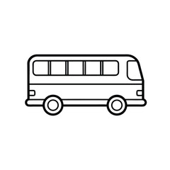 vector bus icon