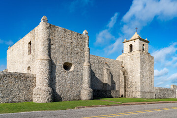 Obraz premium Our Lady of Loreto Chapel in Presidio la Bahia State Historic Site