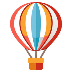 hot air balloon vector illustration