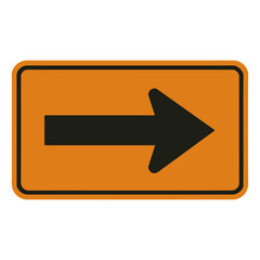 detour sign vector illustration icon on white background
Vector icon on the topic of road traffic
