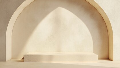 Vintage Cream Cement Wall Texture For Displaying, Advertising, And Promoting Products And Content On Websites. Aged Concrete Wall Texture.