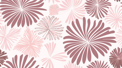 A Radial Burst Pattern Of Fan - Seamless Animal Print Vector