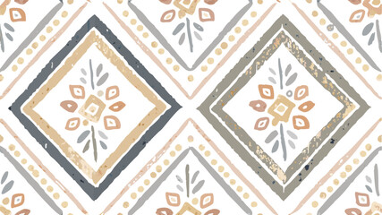 A Vibrant Pattern Blending Tribal Chevrons - Seamless Animal Print Vector