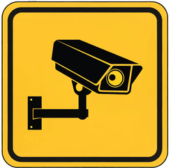 Security camera vector illustration on a white background for surveillance and protection systems