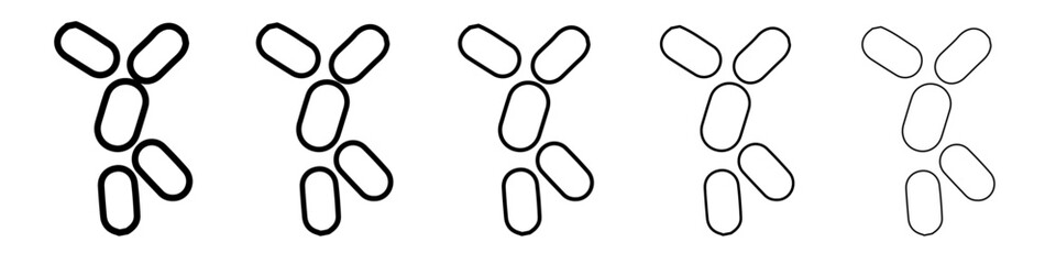 yeast icon simple vector outline logo