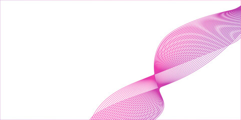 Abstract dynamic multicolor lines, waves. technology line stripe isolated science digital flowing black line. gradient colorful flowing wave design element. wavy lines gradient background.