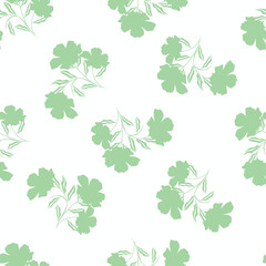 Seamless floral pattern, vintage background