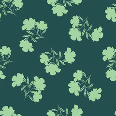 Seamless floral pattern, vintage background