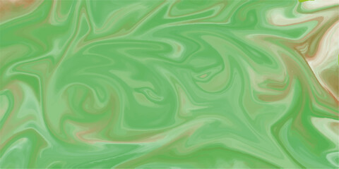 Abstract fluid art composition featuring dynamic swirls of green, blue, and white. Marbled Splash of paint. Colorful liquid. Fluid motion ink water design. Trendy marble liquid paint on water.