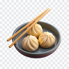 3D Chopsticks and Dumplings Icon | Asian Cuisine, Food Culture, Traditional Meal