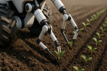 Robotic Farming Technology Enhances Agriculture Productivity with Automation in Crop Management