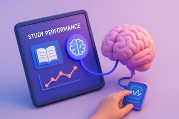 Study Performance Analysis with Brain Graph and Hand Interaction in Modern Educational Concept