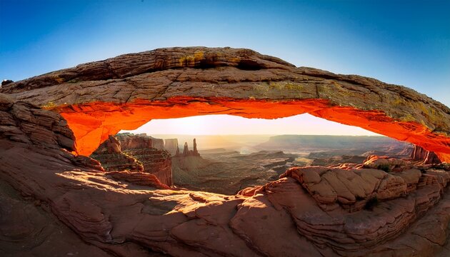 sunrise at mesa arch usa