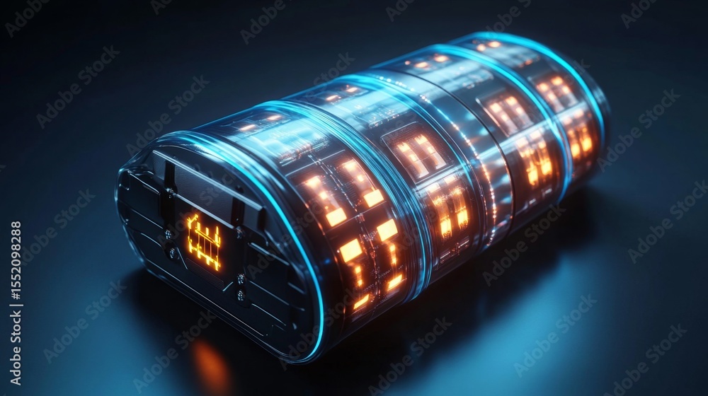 Poster exploring electric vehicle battery technology a comprehensive overview of design function and innova