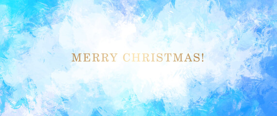 Blue winter texture art vector background with hand drawn brush strokes for cover design, poster, cover, banner, flyer, cards. Christmas abstract illustration for background. Ice. Cold. Frozen water.