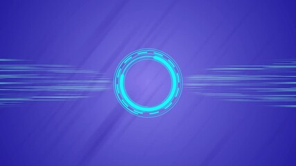 Animation of scope with icons and data processing over black background Image of scope scanning over data processing on black background - Powered by Adobe