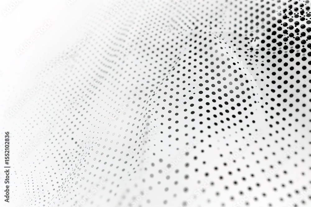 Poster abstract dotted pattern fading to white creating a subtle textured background