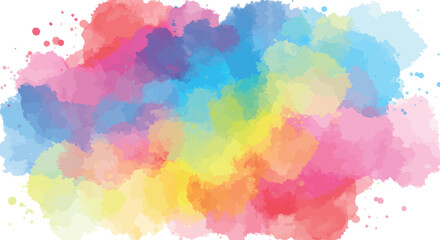 Obraz premium Colorful abstract watercolor background for creative design and art projects vector illustration
