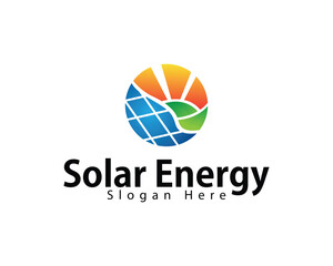solar energy logo creative design creative sun nature industry