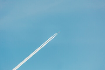 airplane in the sky