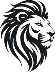 Lion Head Emblem Logo and iconLion Head Emblem Logo and icon