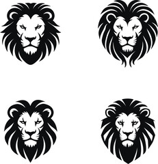Lion Head Emblem Logo and iconLion Head Emblem Logo and icon