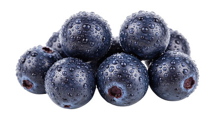 Obraz premium Fresh Blueberries isolated on white background. American food