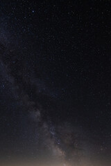 A breathtaking view of the Milky Way galaxy sprawling across the night sky, capturing the beauty of the cosmos