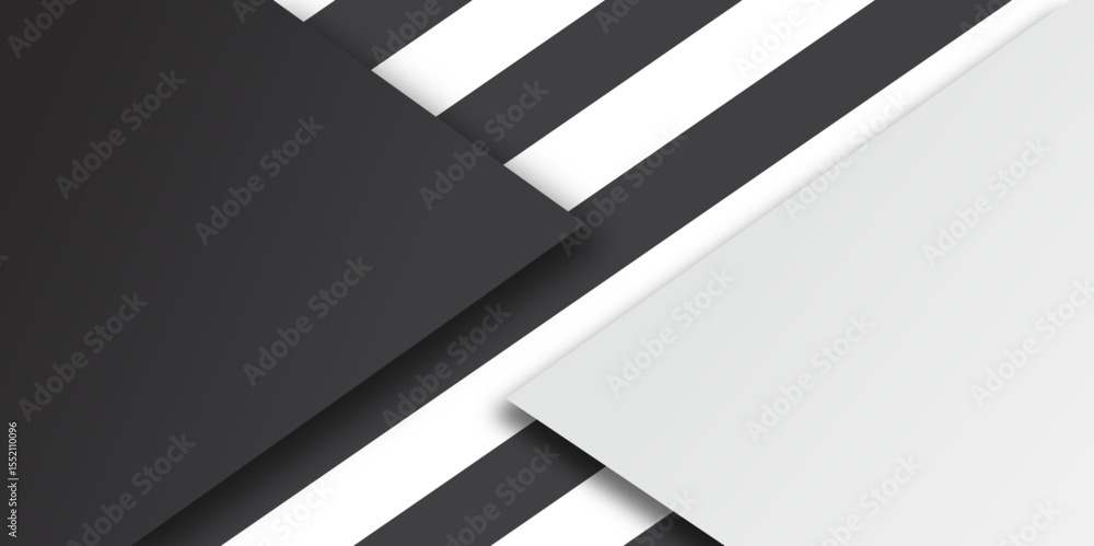 Poster abstract background with grey and white color paper cut shapes. 3d abstract paper art style, design 