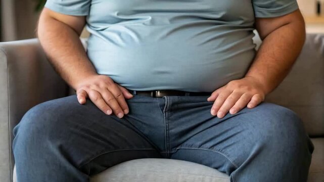 Overweight and obesity linked to fat accumulation, highlighting health risks associated with sedentary lifestyle and prolonged sitting.