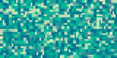 Abstract art with shapes