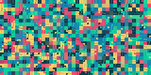 Abstract art with shapes